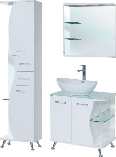 Зеркало с подсветкой Bellezza Рио 70см левое белый 00000001213